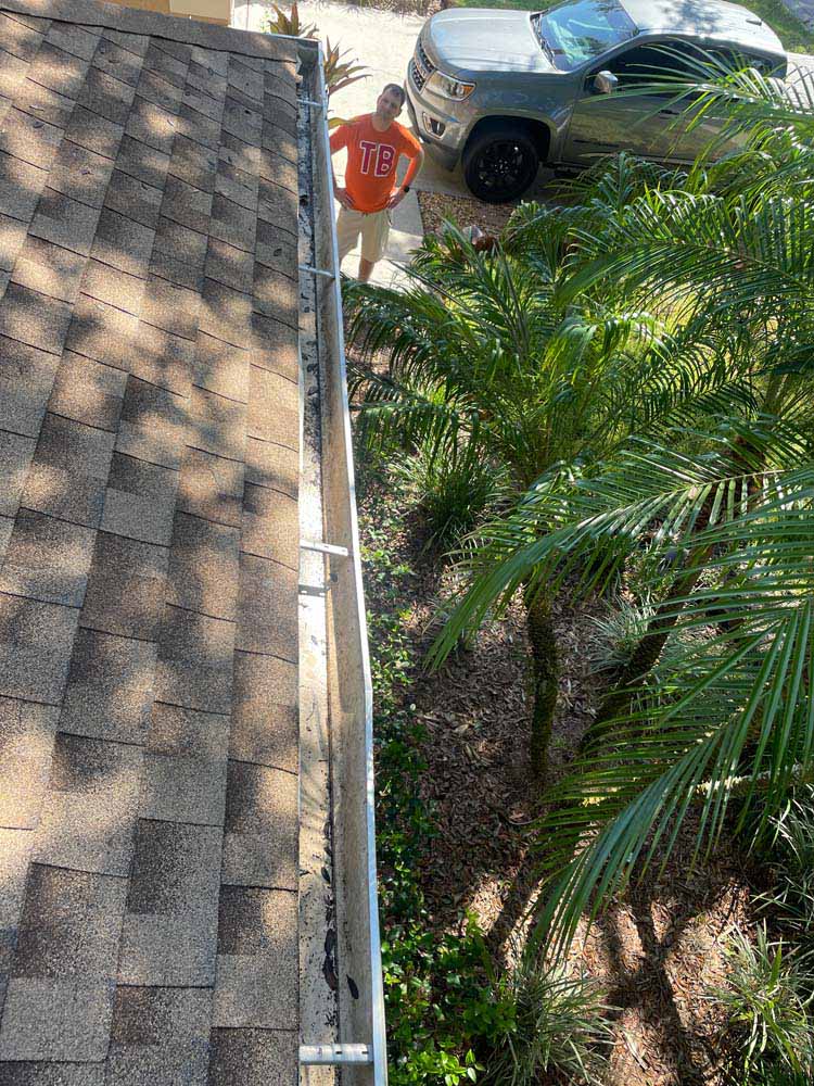 Gutter Cleaning Carrollwood Village Northmeadow Cluster Houses, Tampa