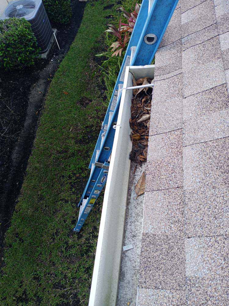Gutter Cleaning The Villas of Hyde Park Condo, Tampa